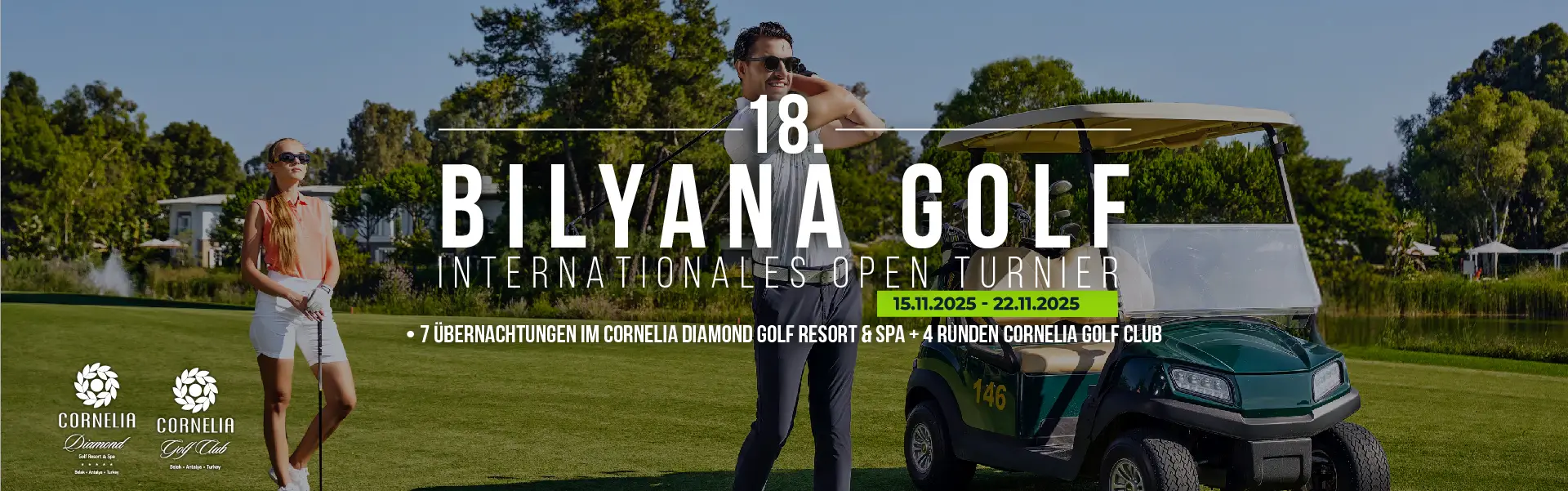 Bilyana Golf - 18. BILYANA GOLF INTERNATIONAL OPEN TURNIER
